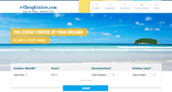 Desktop Screenshot of e-cheapcruises.com